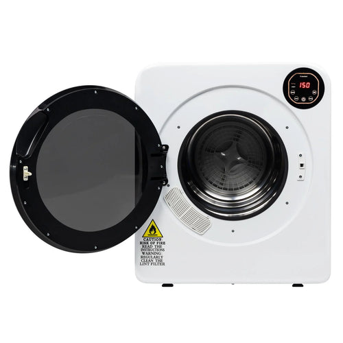 13.2Ibs Compact Electric Laundry Dryer with Stainless Steel Tub T899602