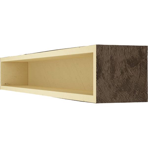 Natural Mahogany Knotty Pine Fireplace Mantel J595949