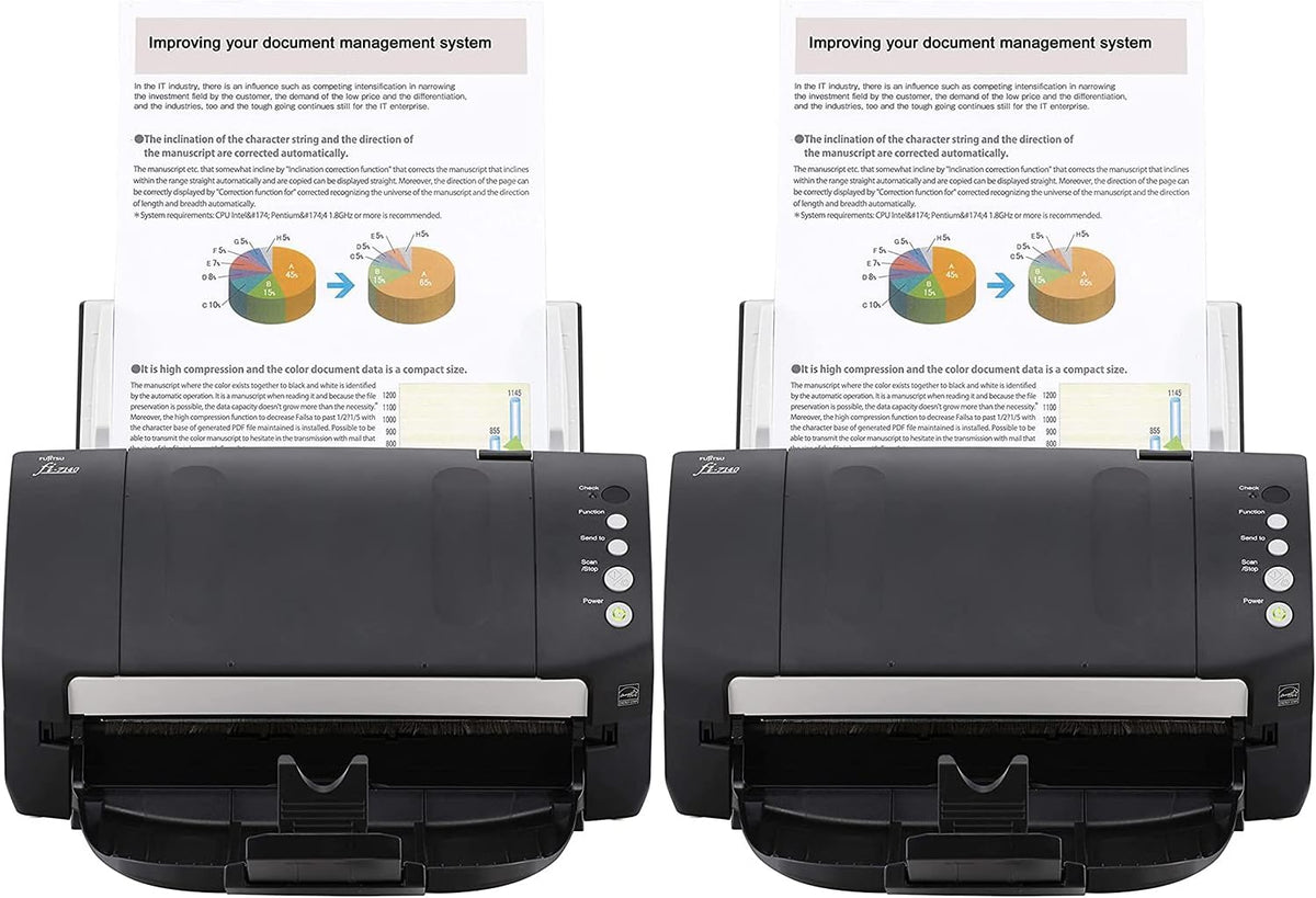2 Pack Color Duplex Document Scanner with Auto Document Feeder C2574