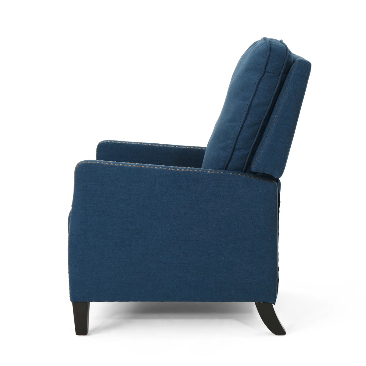 Navy Blue Fabric Recliner K4908