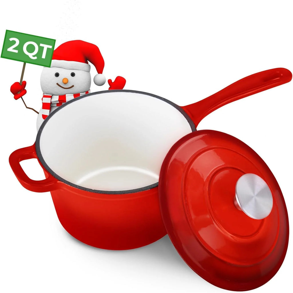 Enameled Cast Iron Cookware Set E637
