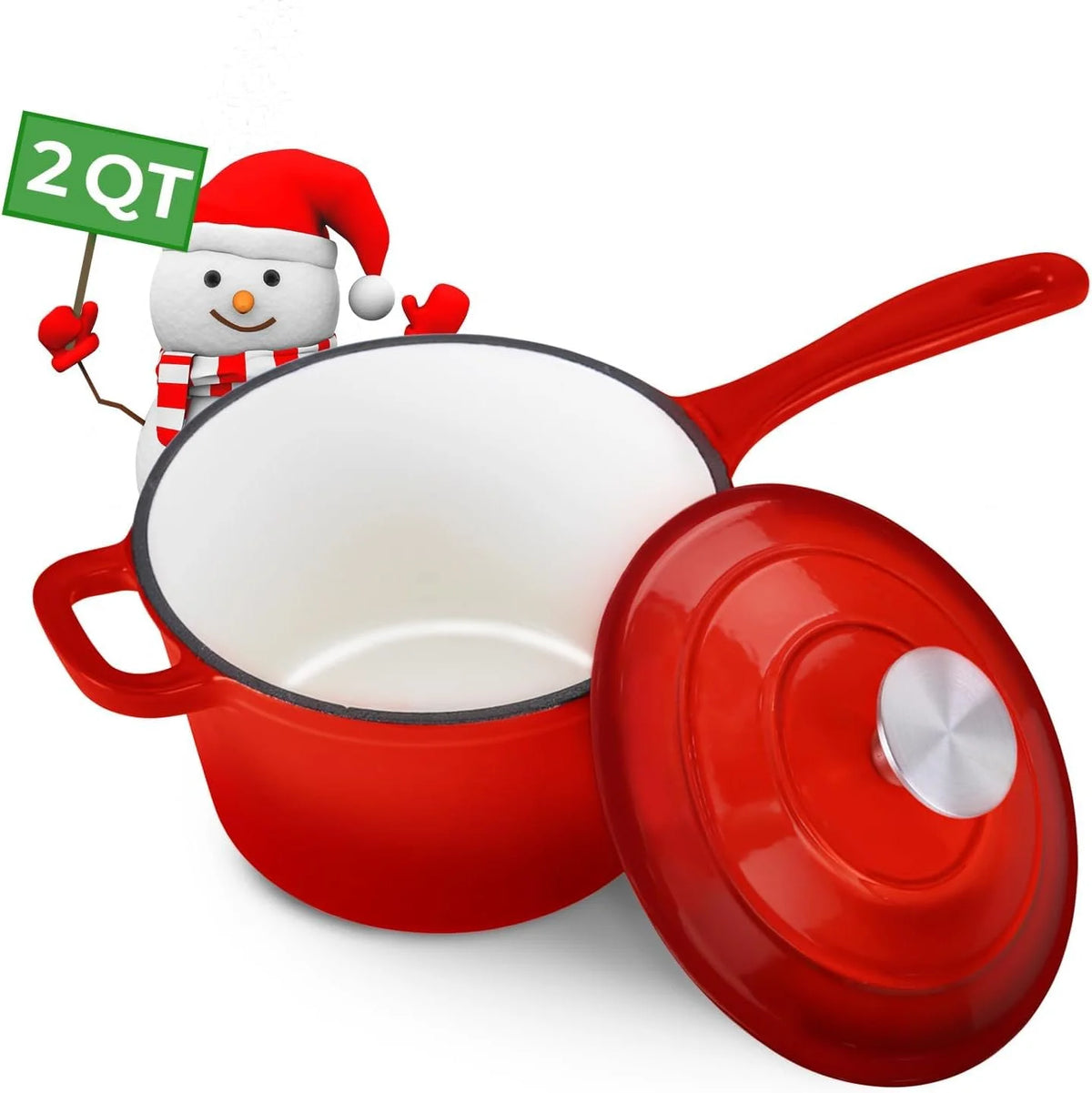Enameled Cast Iron Cookware Set E637