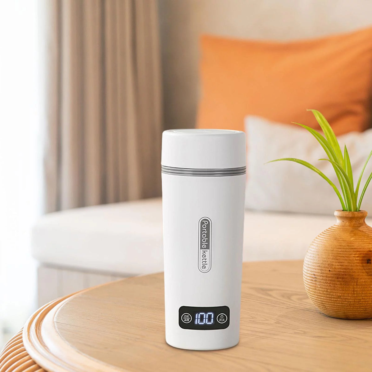 Portable Heating Kettle white X3331