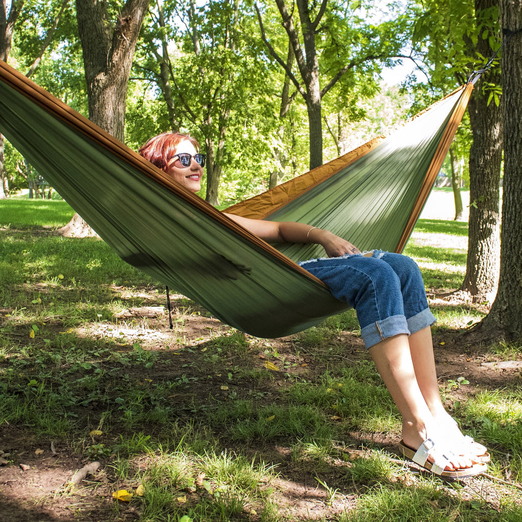 Nylon Portable Camping Hammock Q405