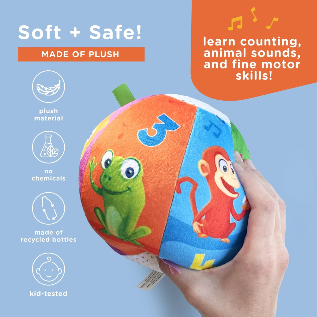 Plush Baby Ball with Music and Sound Effects S2003