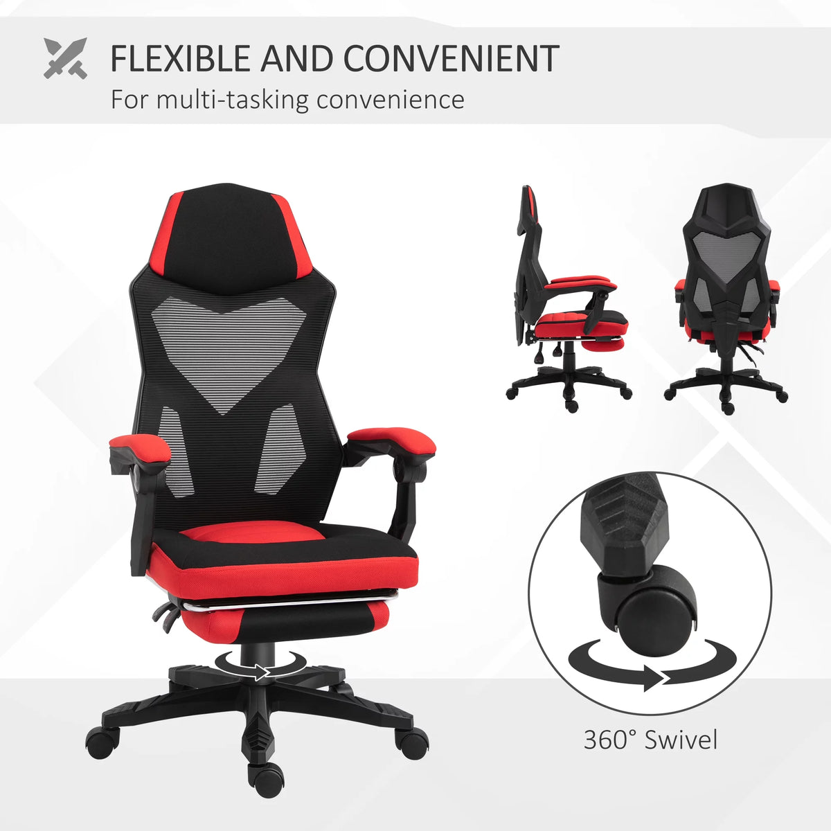 Red Adjustable Height Active Chair E913869