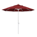 Matted White/Pacifica/Red 9 Feet Aluminum Market Umbrella S223