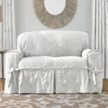 Matelasse Damask Loveseat Cover K6300