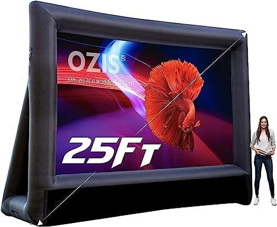16Ft Inflatable Projector Movie Screen with Blower R4877