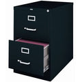 2 Drawer Vertical Legal File Cabinet in Black A9289