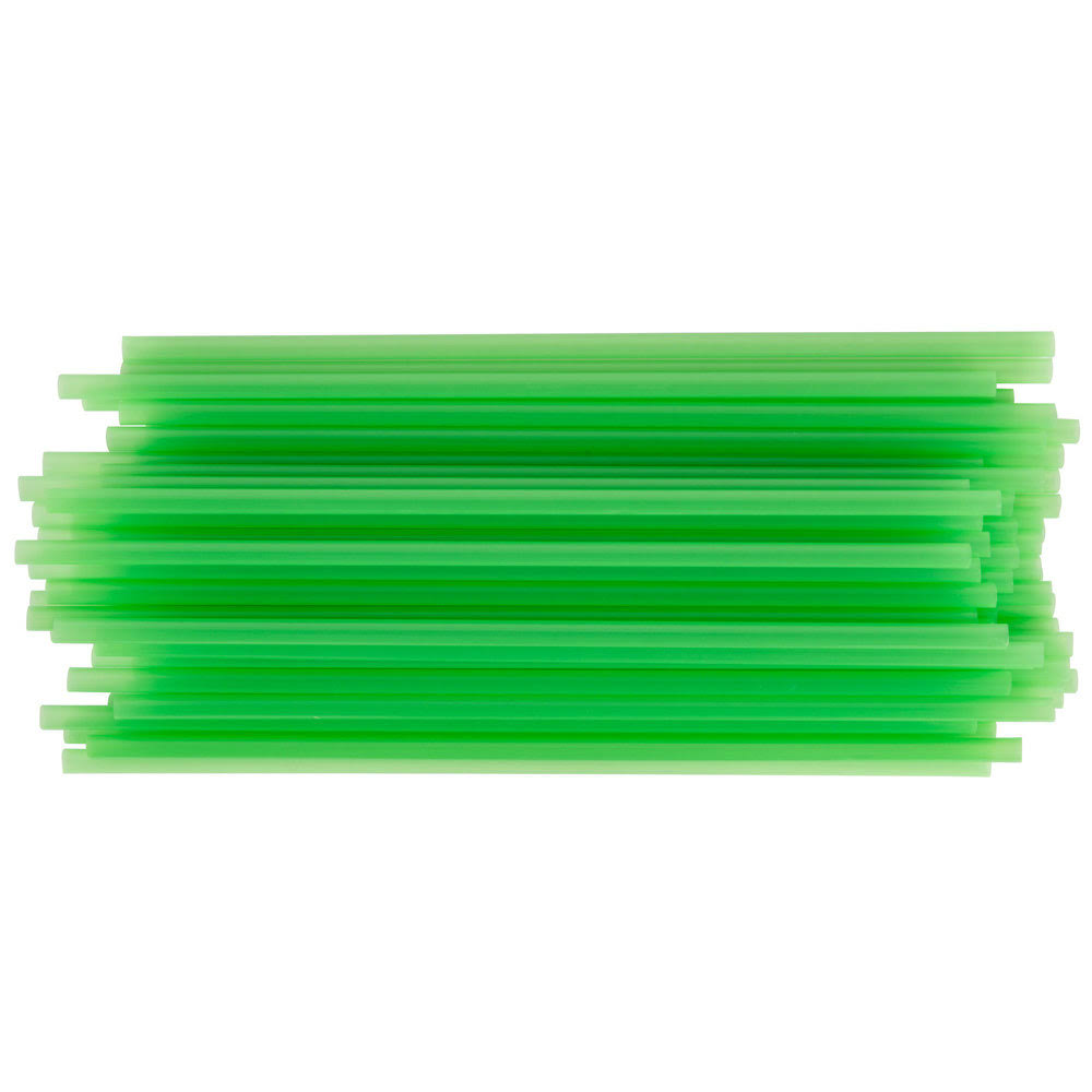 Green Unwrapped Straw 10 inch A830633