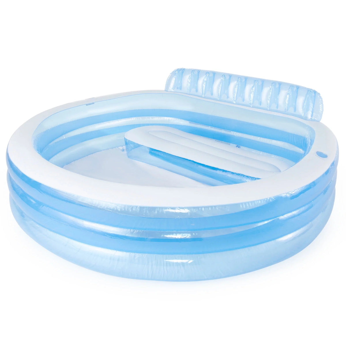 Round Inflatable Above Ground Pool with Seat and Backrest K76942