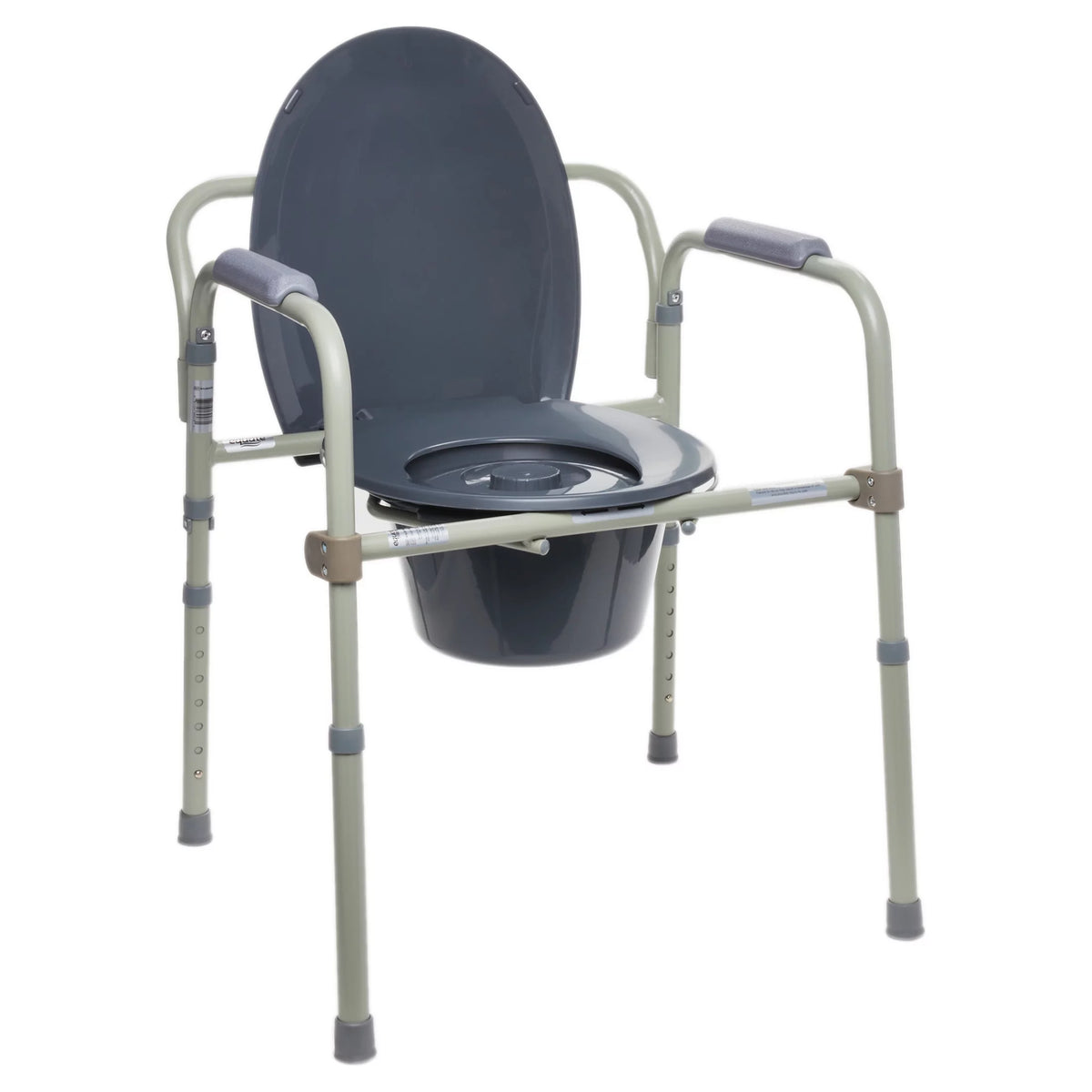 Steel Foldable Bedside Toilet Commode C84948