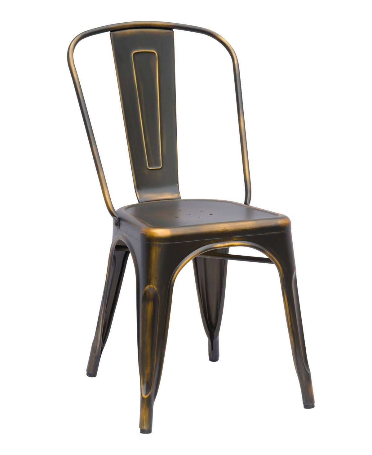 Yellow Galvanized Steel Side Chair (Set of 4) H90575
