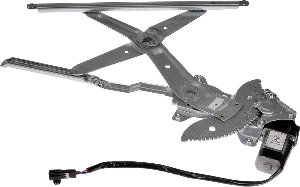 Front Driver Side Power Window Motor and Regulator Assembly Black Pack of 2 A8161