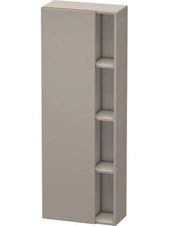 Tall Cabinet Natural Walnut White Matt S6732
