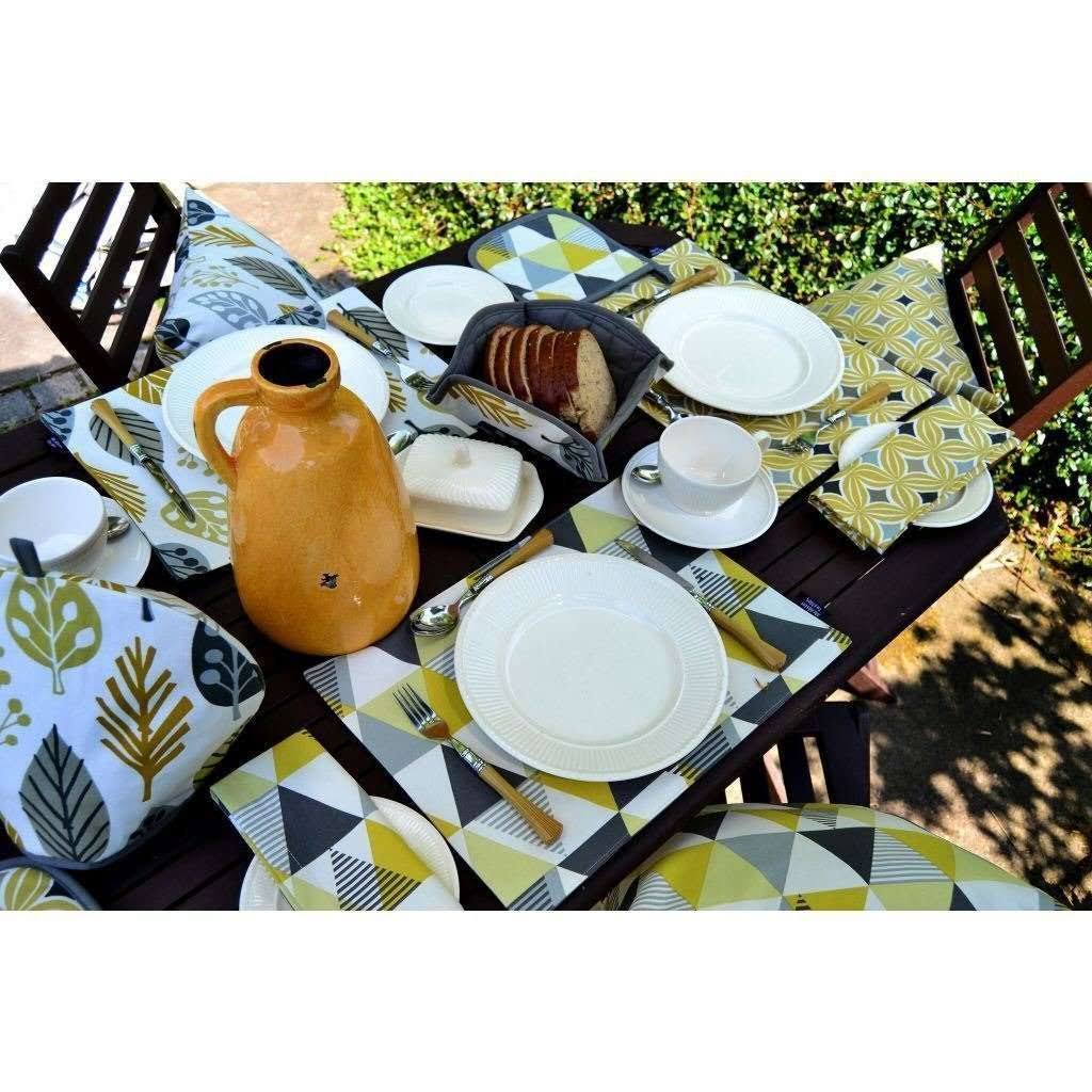 Ochre Yellow Cotton Napkin Set of 4 P23593