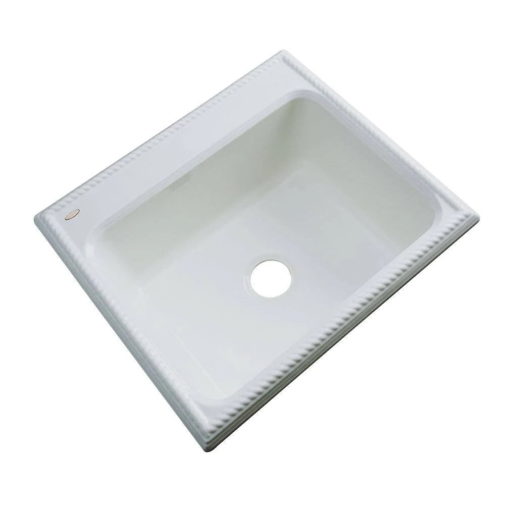 25 in. Single Bowl Acrylic Kitchen Sink L766