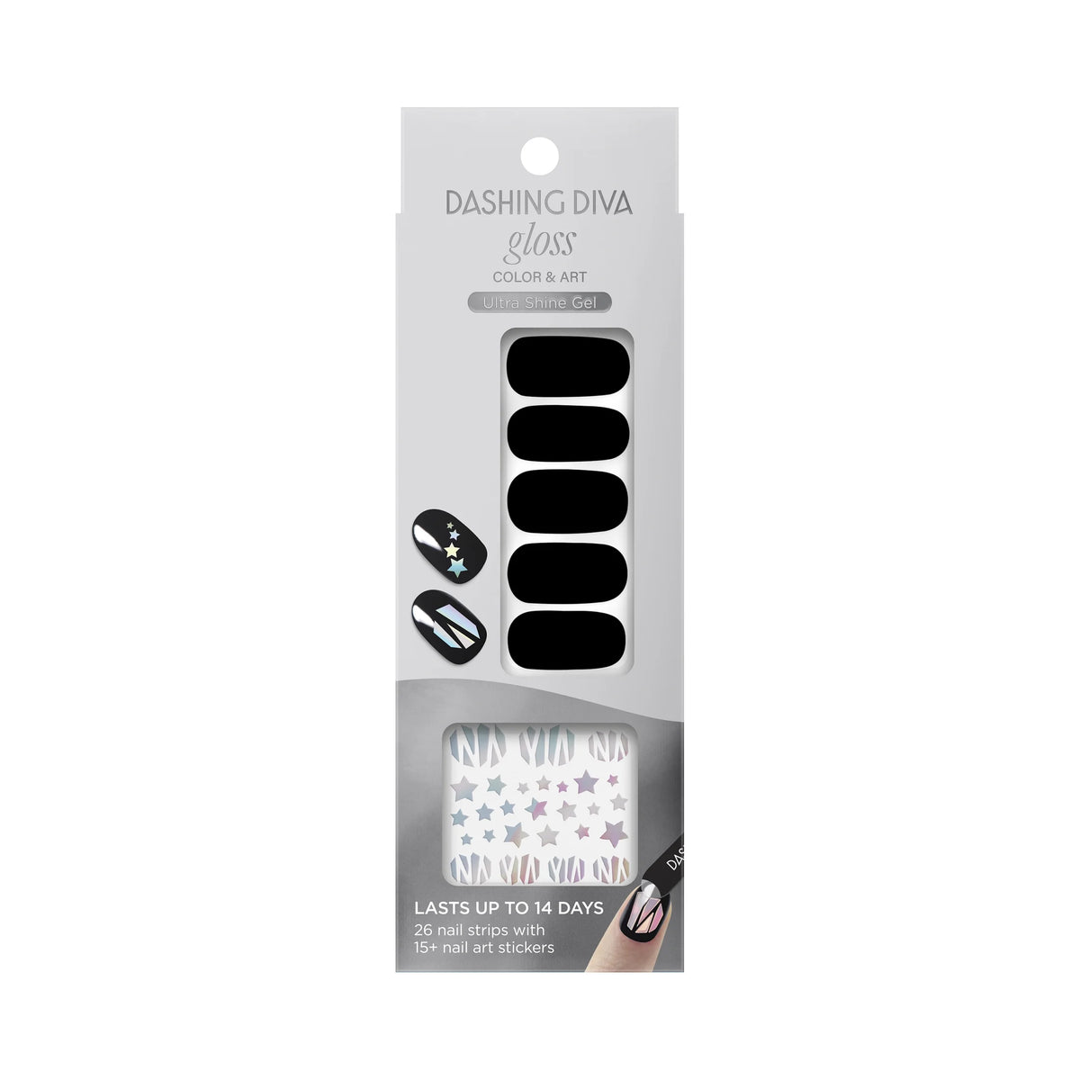 Ultra Shine Gel Nail Strips and Stickers, 26 Count Q543
