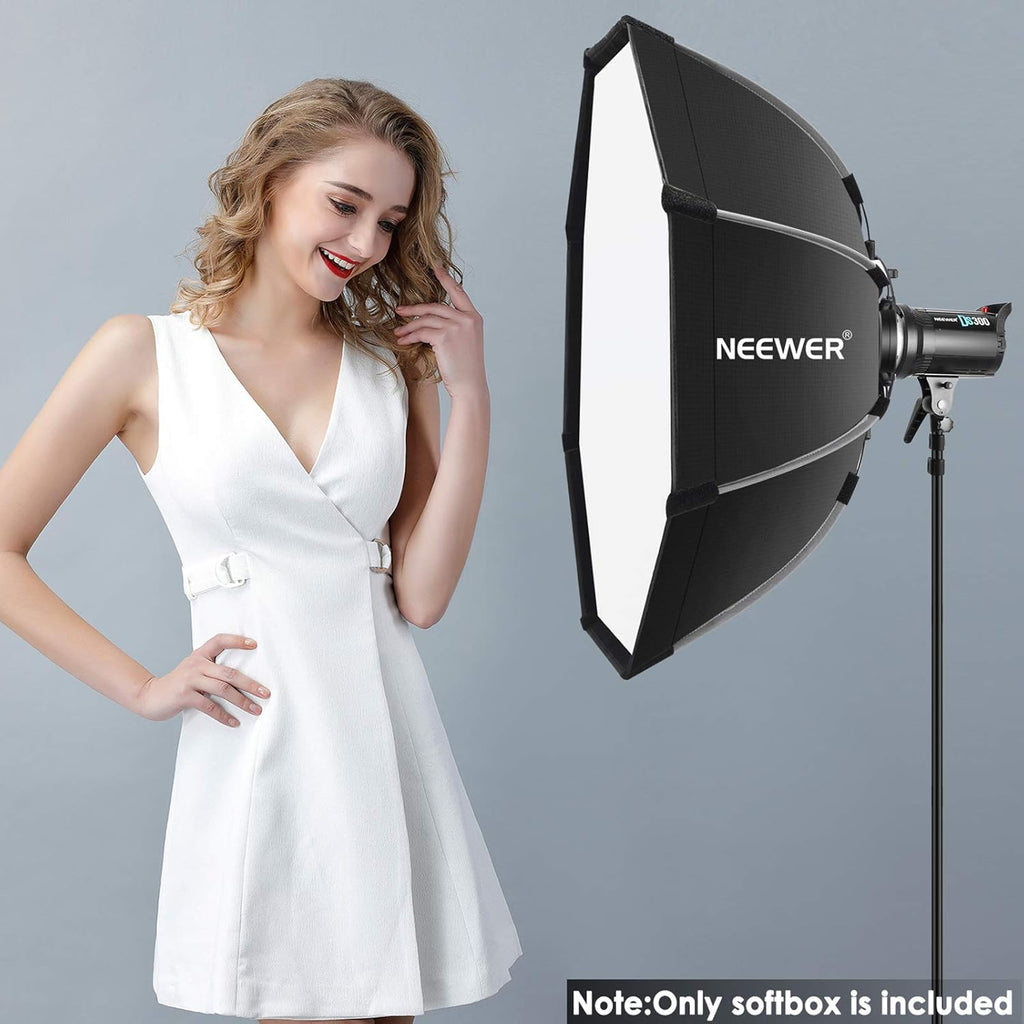 26 Inches Foldable Octagonal Softbox with Bowens Mount Speedring, Carrying Case O860751