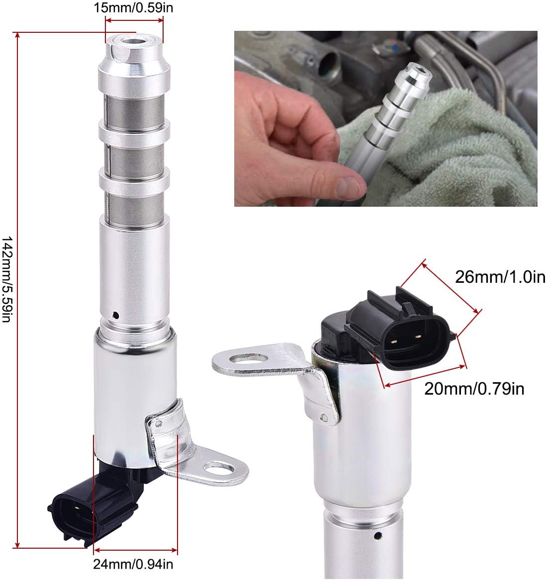 4 Pcs Variable Valve Timing VVT Solenoid Valves G23145