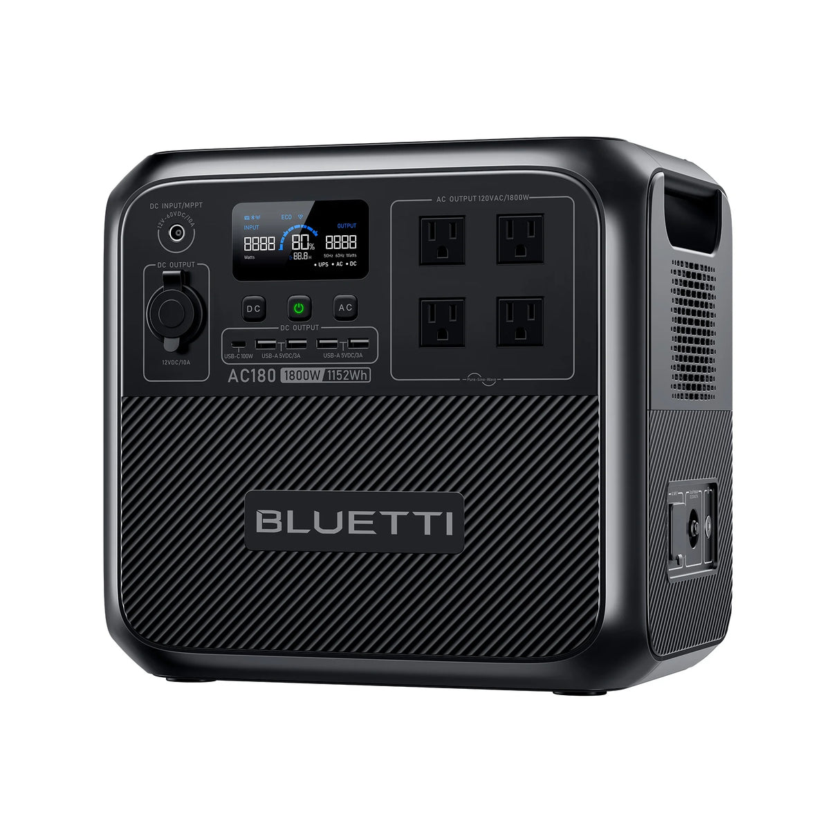 1800W 1152Wh LiFePO4 Portable Solar Generator W6468