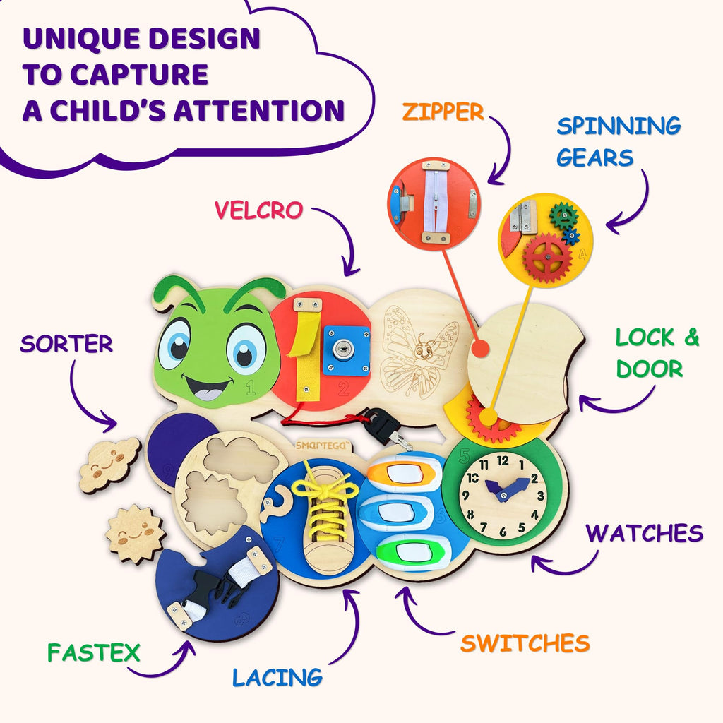 Wooden Montessori Sensory Activity Board Z877771