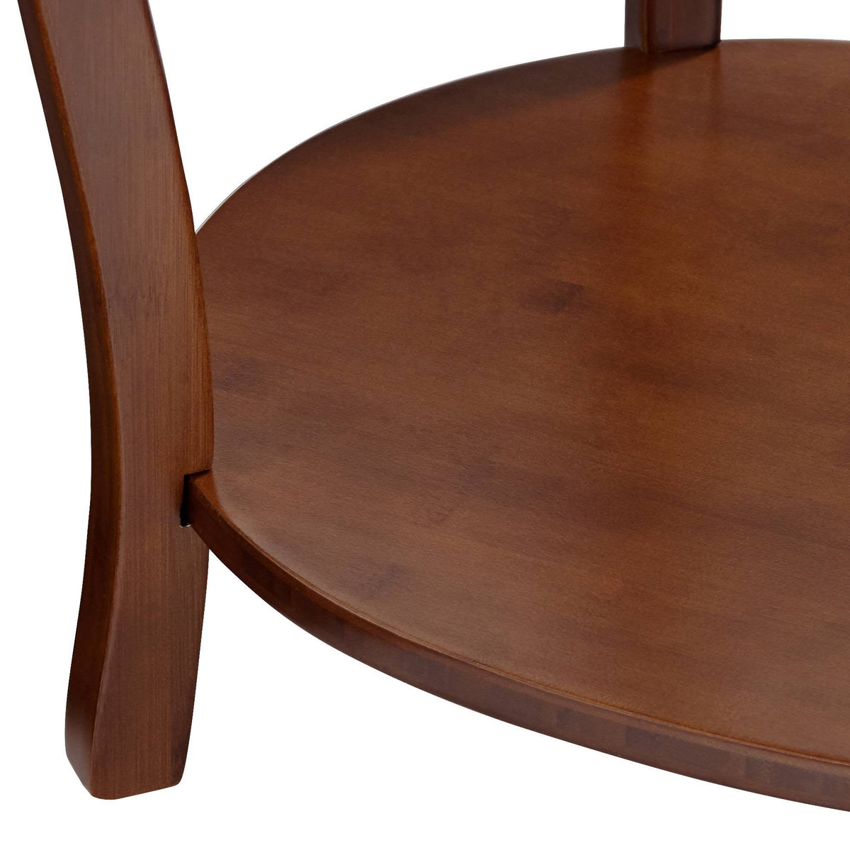 Dark Walnut Small Bamboo Accent Table Z35874