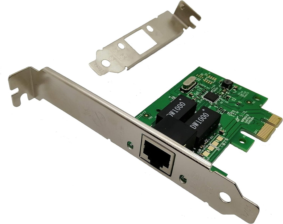 Gigabit PCI Express Ethernet Network Interface Card with Low Profile Bracket, Pack of 2 B121782