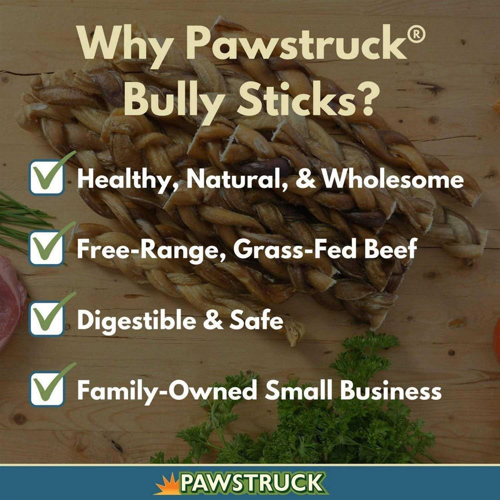 Braided Bully Sticks Dog Treats H84856