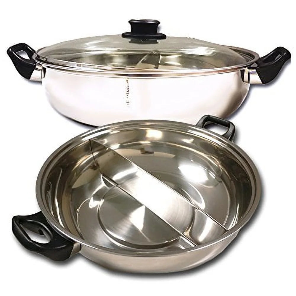 Shabu Shabu Hot Pot Electric Mongolian Hot Pot with Divider F918