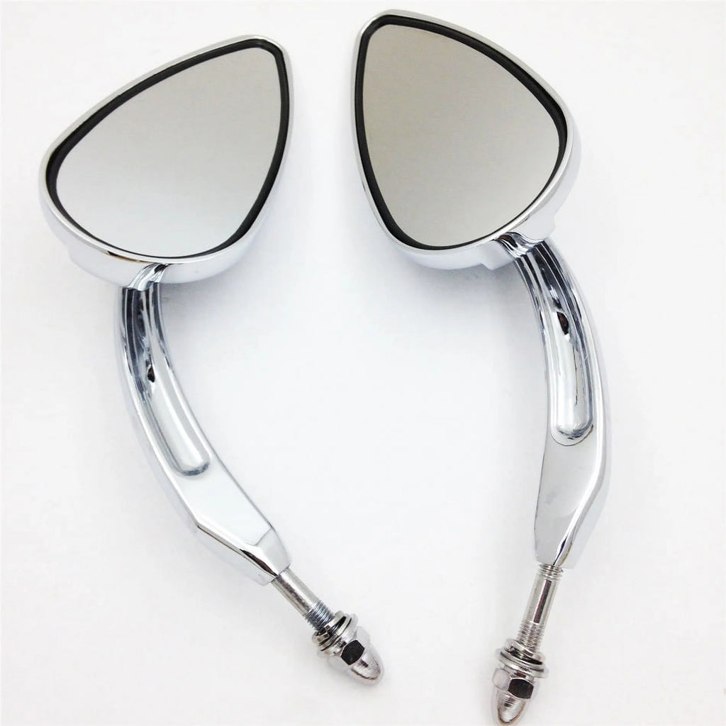 Skull Flame Side Mirrors chrome Y863