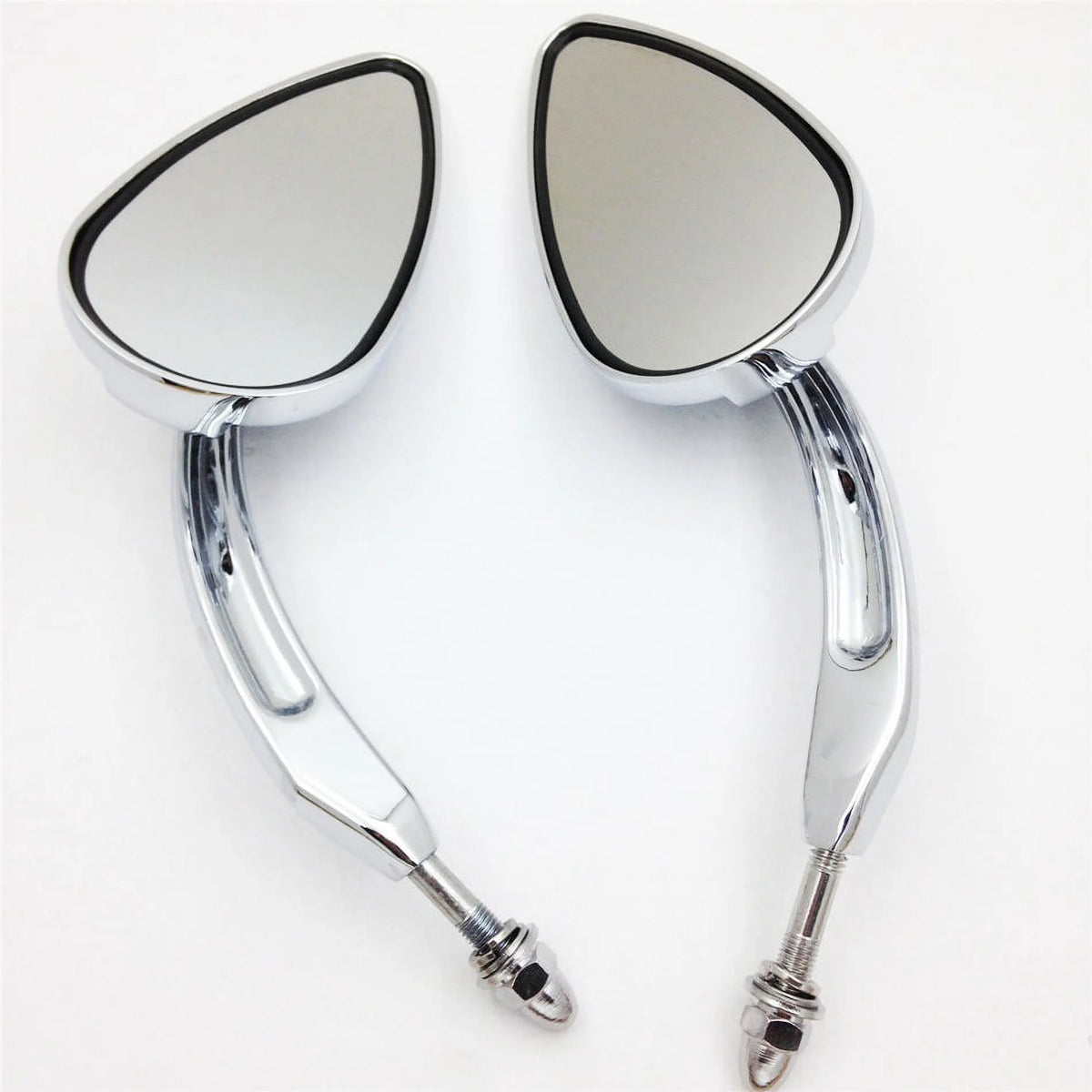 Skull Flame Side Mirrors chrome Y863