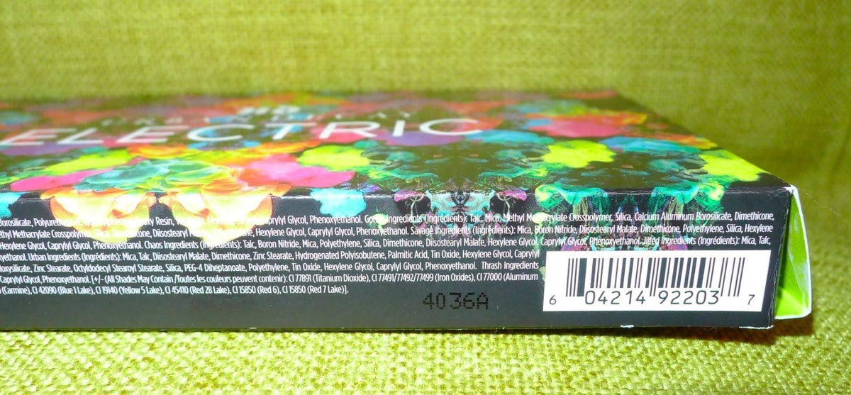 Electric Pressed Pigment Eyeshadow Palette with Brush D2240