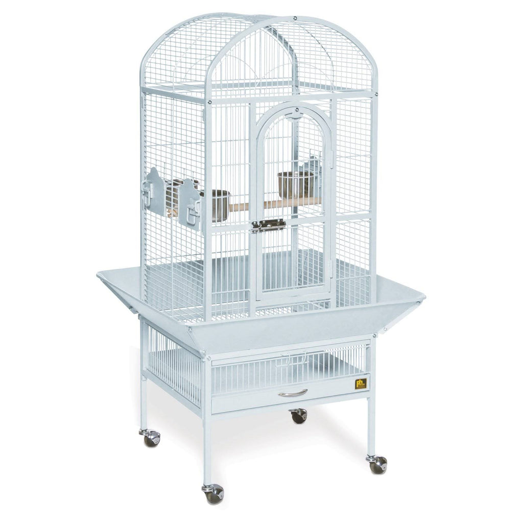 Small Pewter Bird Cage Y53937