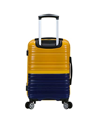 Expandable Hardside Spinner Wheel Luggage, Two Tone Navy, Carry-On 20-Inch Z309645