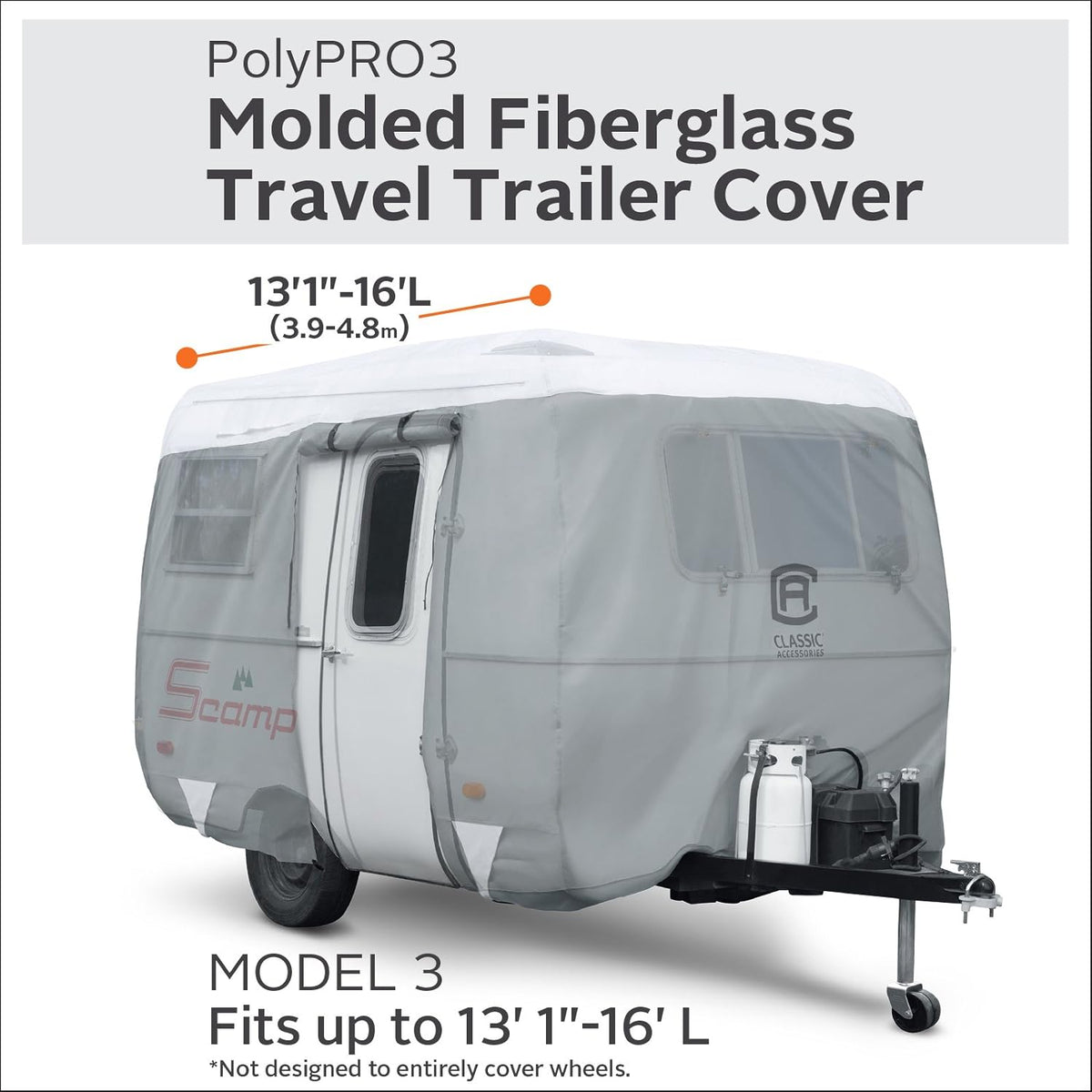 Molded Fiberglass Travel Trailer Cover H23556