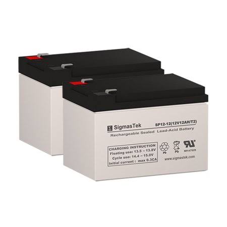 Replacement Scooter Batteries Set of 2 12V 12Ah SLA P9147