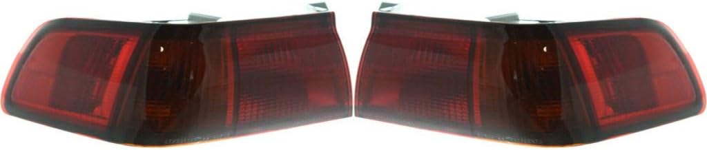 Tail Light Assembly Pair for Toyota Camry 1997 1998 1999 Outer F9988