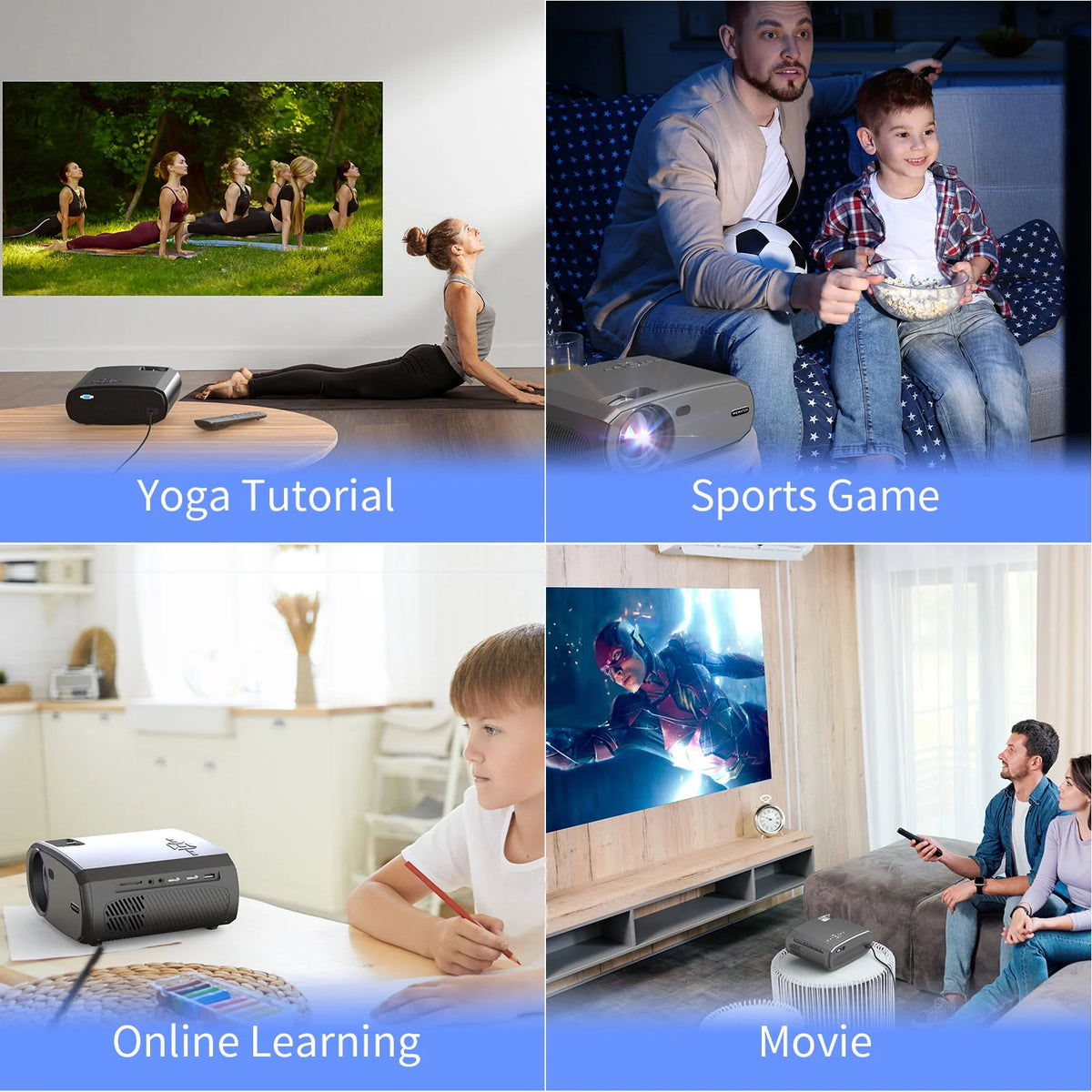 15000 Lumens 1080P Portable Projector C44016