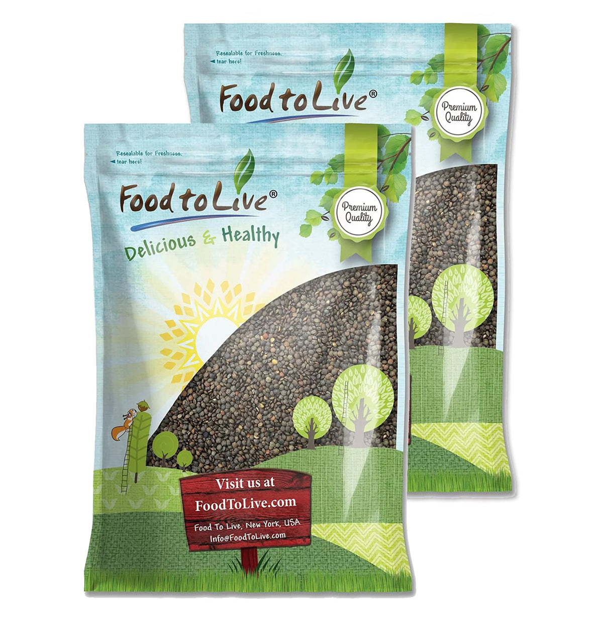 French Green Lentils, 20 Pounds I733