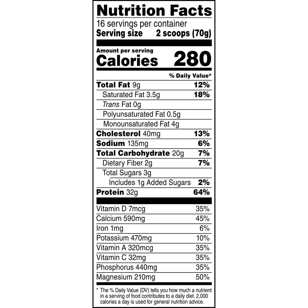 Chocolate Protein Powder, 2.47 Pound, 16 Servings J4069
