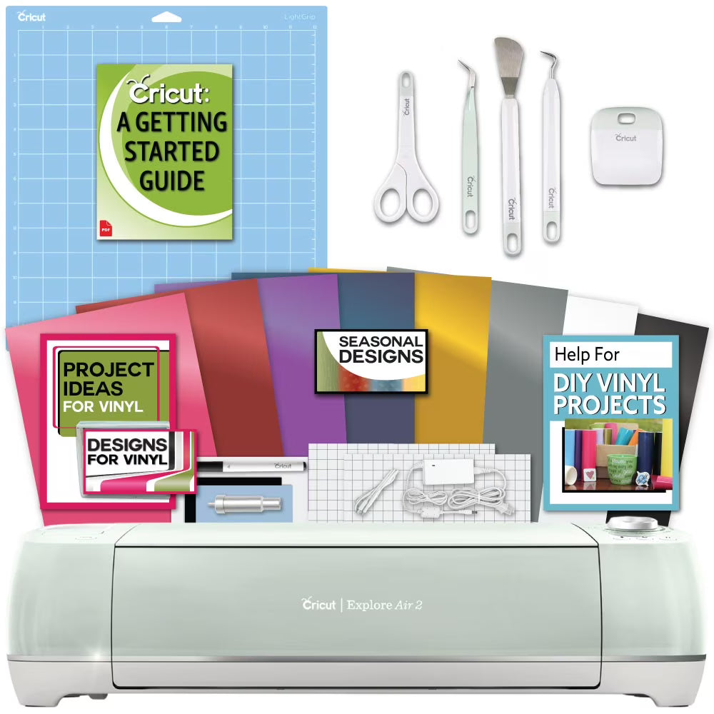 Cricut Explore Air 2 Machine Bundle with Tool Kit and Vinyl Pack O81236