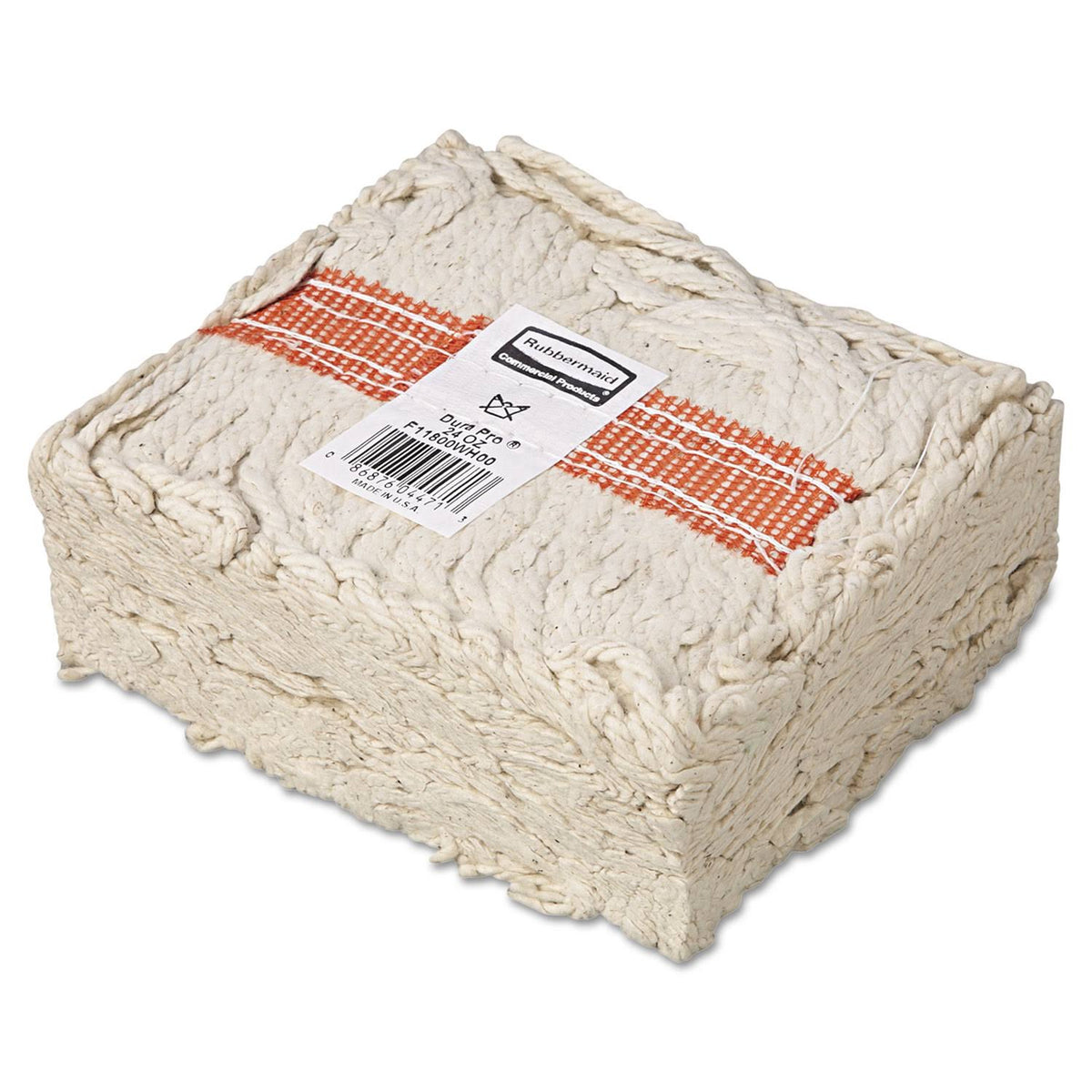 24oz White Cotton Wet Mop Head, 12/Carton I9619
