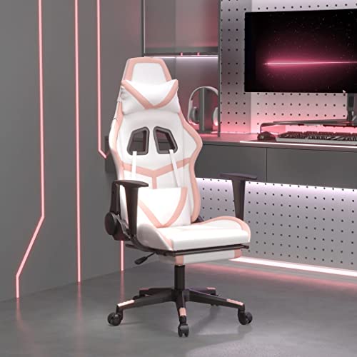 Black and Camouflage Faux Leather Gaming Chair with Footrest E8427