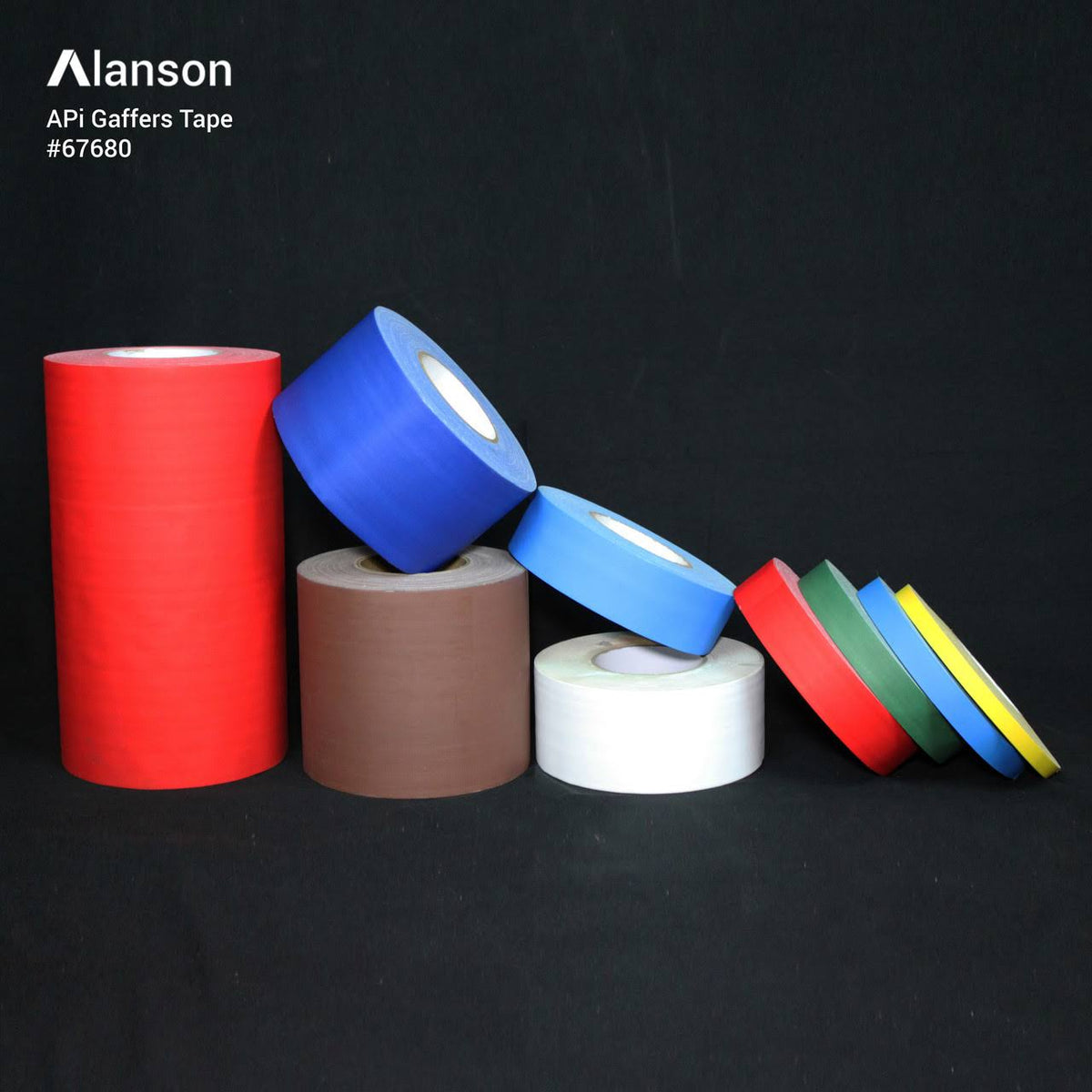 Black Gaffers Tape 3x22 (72mm) Case S566361