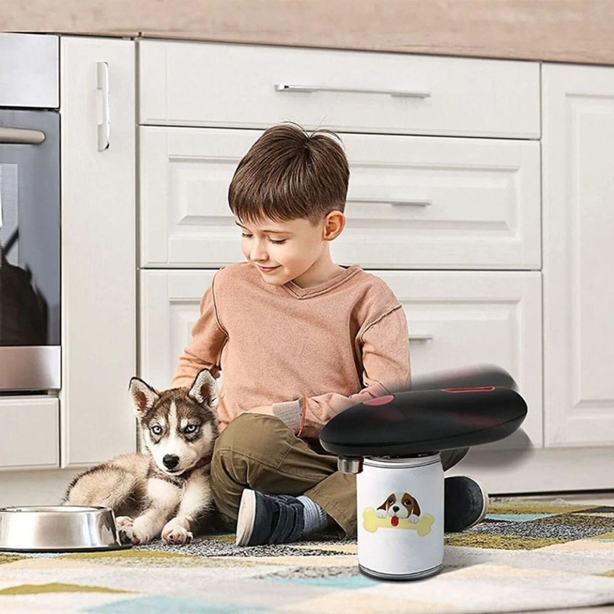 Automatic Electric Can Opener Stainless Steel Q112