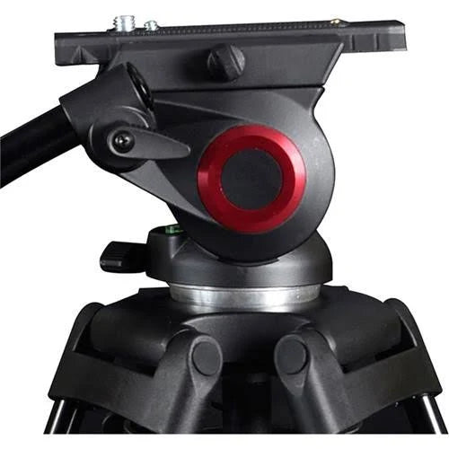 3-Section Aluminum Video Tripod with Fluid Head V53814