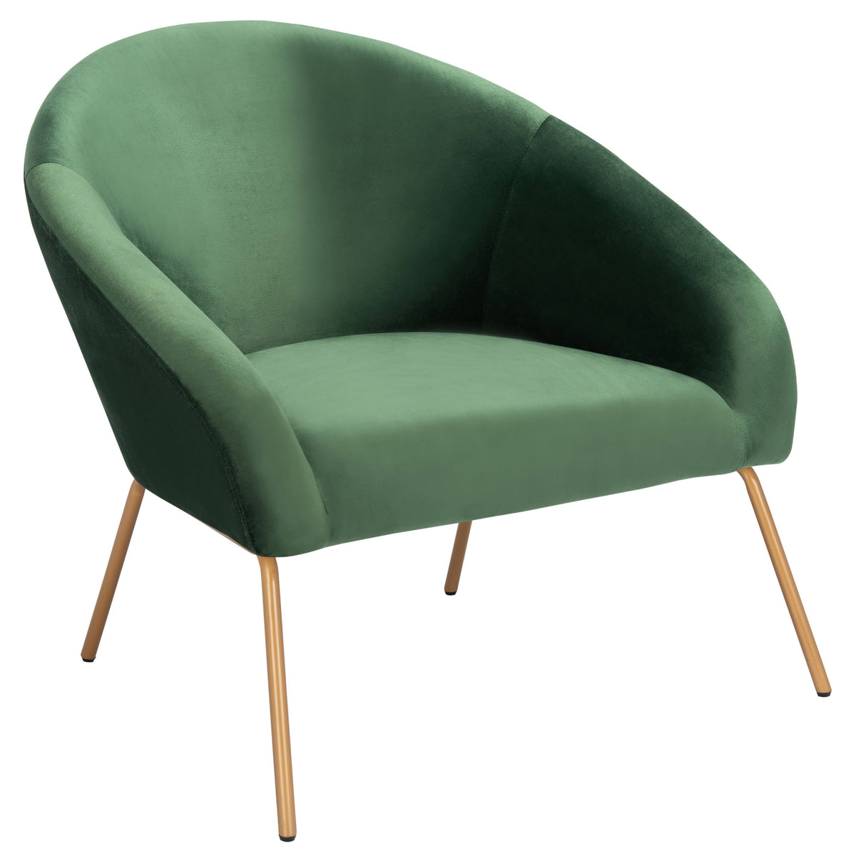 Cream Velvet Accent Chair V679