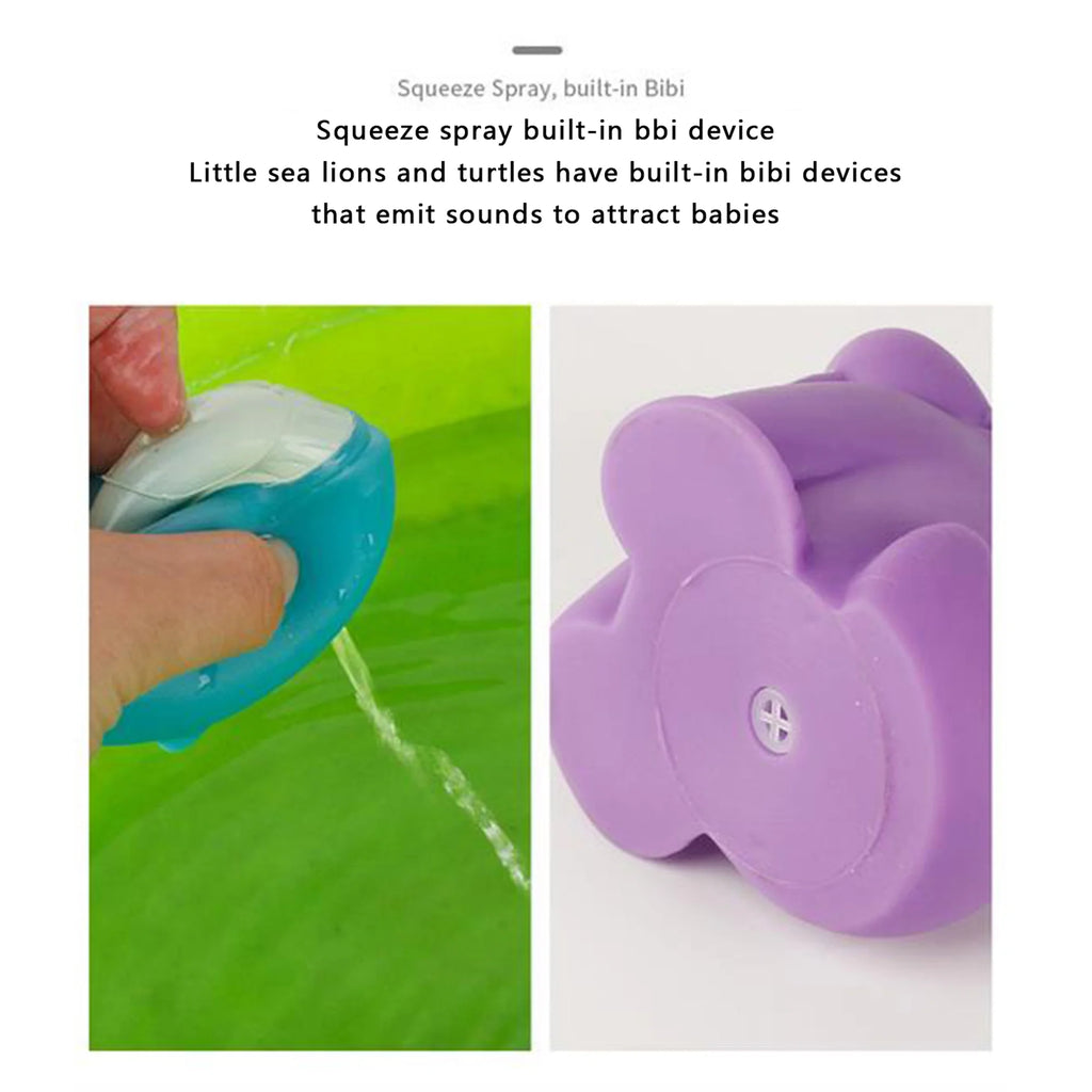 Baby Bath Toys Bathtub Toys with Net Color Changing Floating Pool Toys C88051